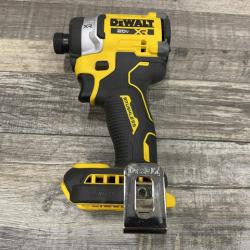 AS-IS DEWALT 20V MAX XR Lithium-Ion Brushless Cordless 3-Speed High Torque 1/4 in. Impact Driver Kit