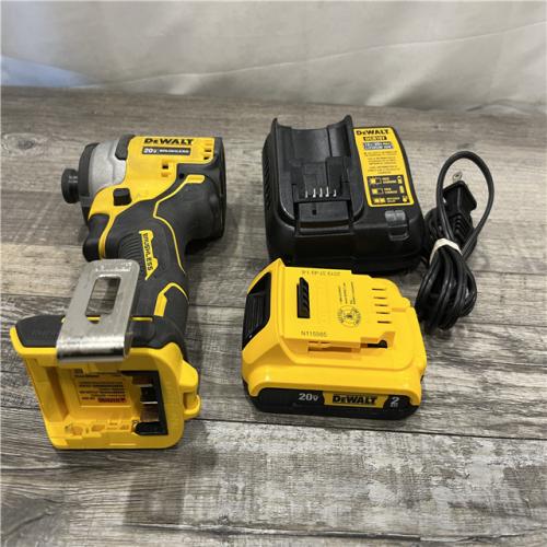 AS-IS DEWALT Atomic 20V Max Lithium-Ion Brushless Cordless Compact 1/4 in. Impact Driver Kit