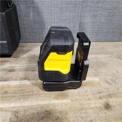 HOUSTON LOCATION - AS-IS Dewalt 20V MAX Lithium-Ion Cordless Green Cross Line Laser W/ BATTERY & CHARGER