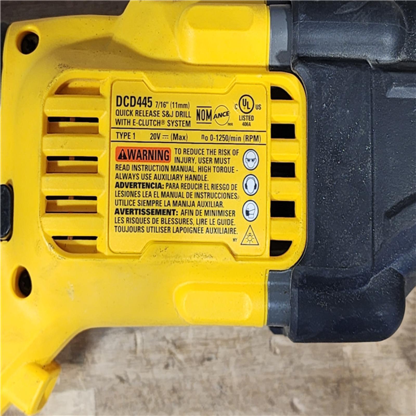 HOUSTON LOCATION - AS-IS DEWALT 20V Max Cordless Brushless 7/16 in. Quick Change Stud and Joist Drill (Tool Only)