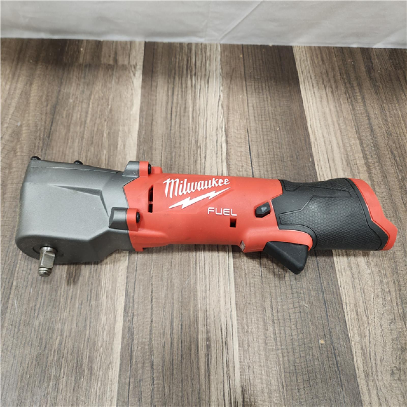 AS-IS- Milwaukee M12 FUEL 12V Lithium-Ion Brushless Cordless 3/8 in. Right Angle Impact Wrench (Tool-Only)