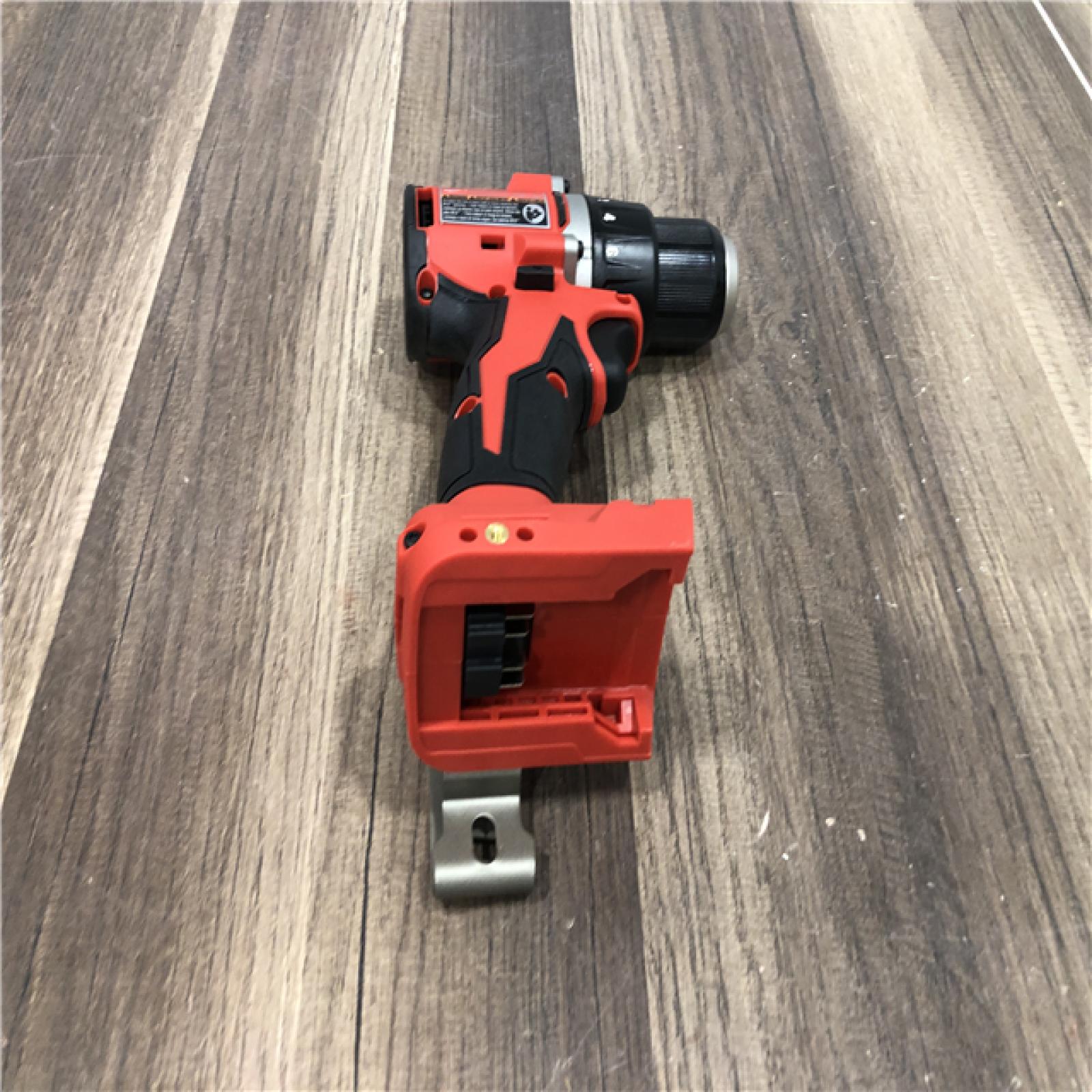 AS-IS Milwaukee 18V Lithium-Ion Brushless Cordless 1/2 in. Compact Drill/Driver (Tool-Only)