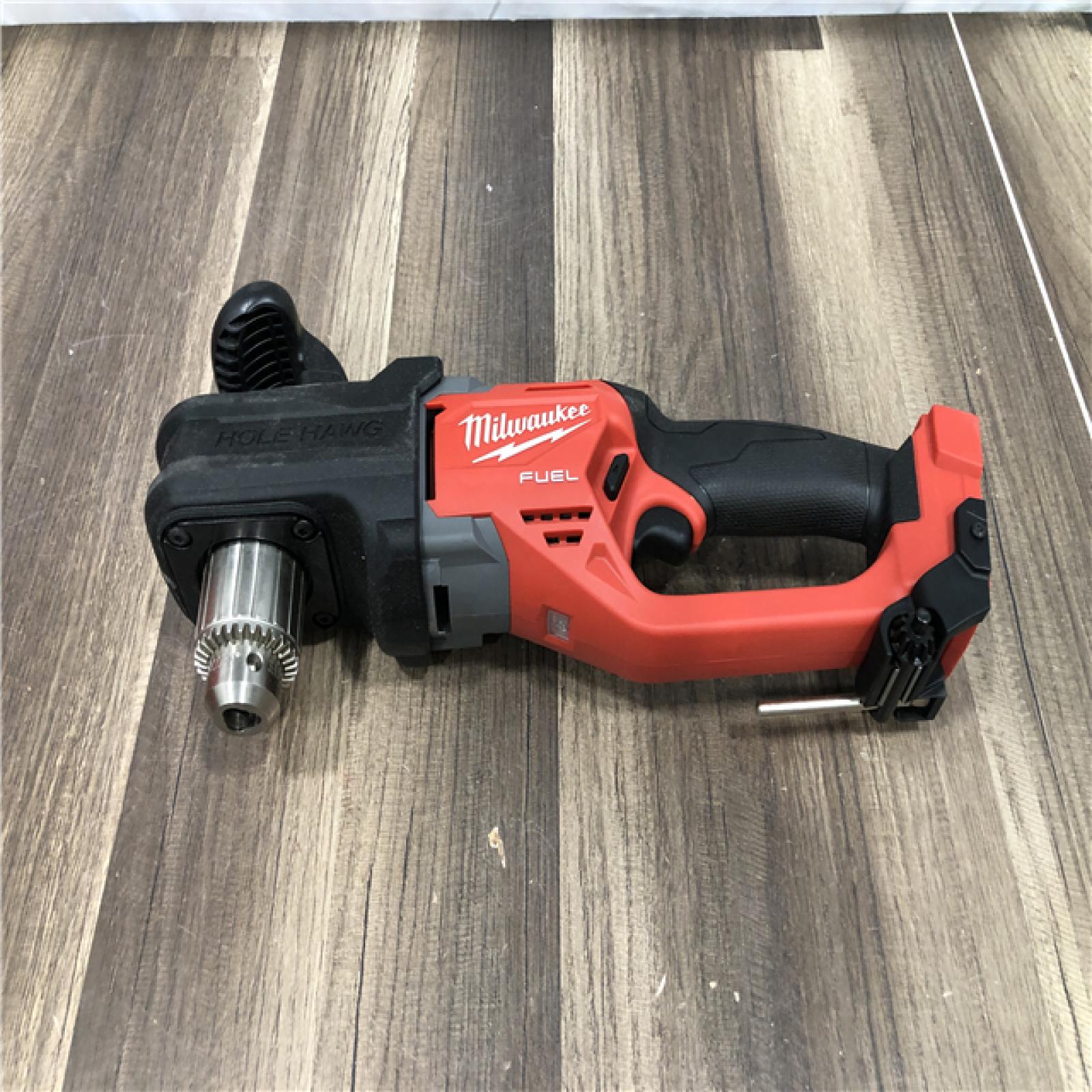 AS-IS Milwaukee FUEL GEN II 18V Lithium-Ion Brushless Cordless 1/2 in. Hole Hawg Right Angle Drill (Tool-Only)