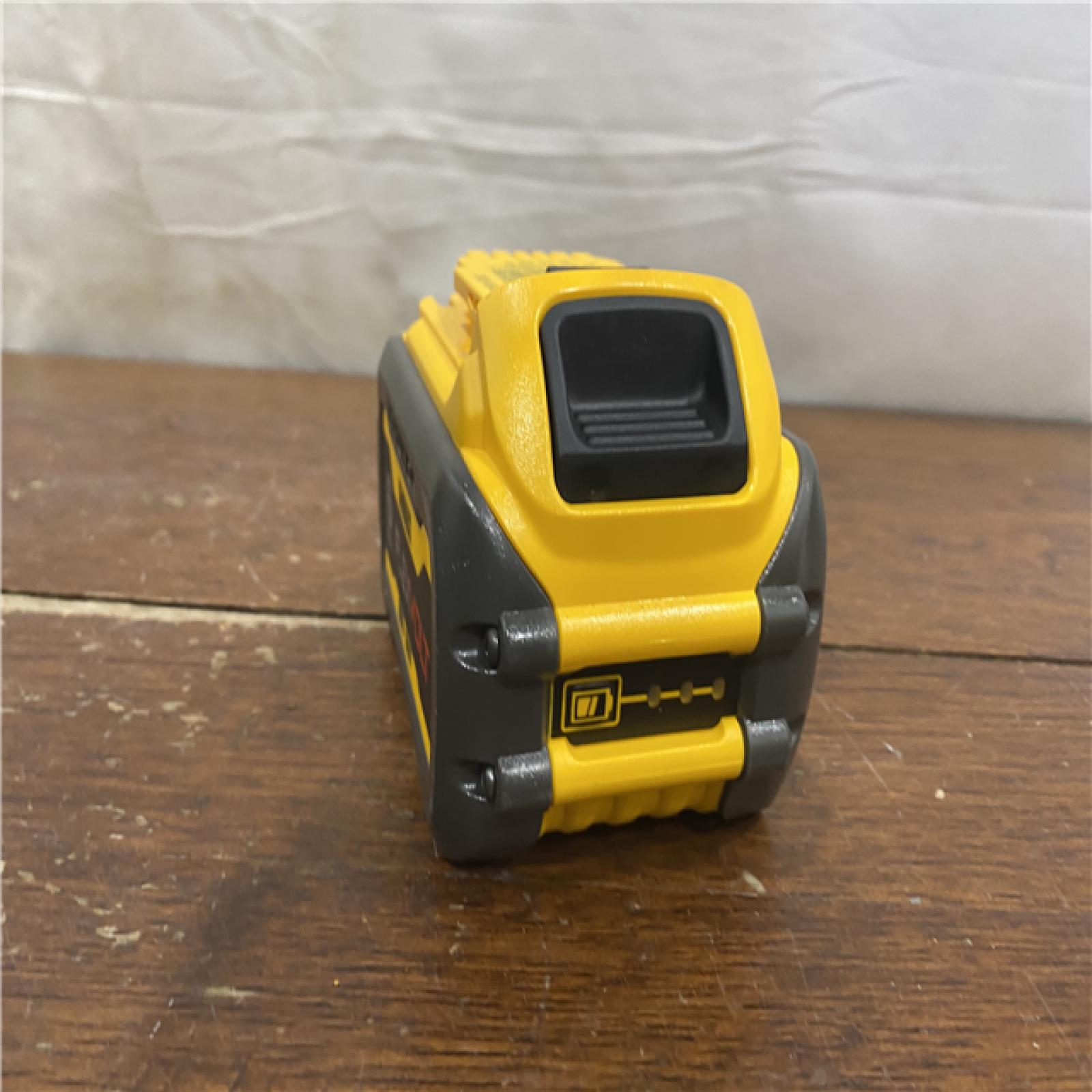 AS-IS DEWALT FLEXVOLT 20V/60V MAX Lithium-Ion 6.0Ah Battery Pack with 6 Amp Output Charger