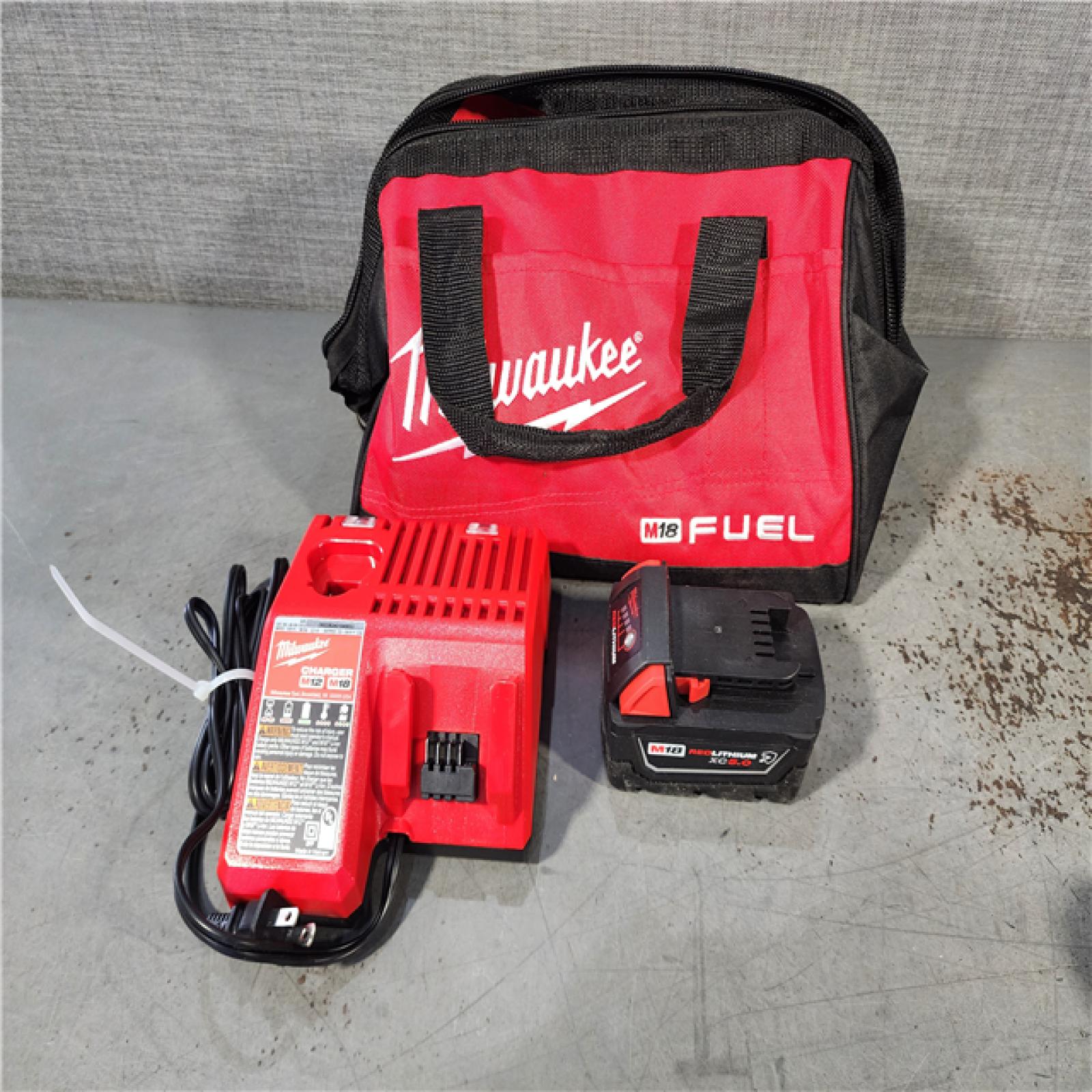 HOUSTON LOCATION - AS-IS Milwaukee M18 1/2 in. Cordless Brushless High Torque Impact Wrench Kit (Battery & Charger)