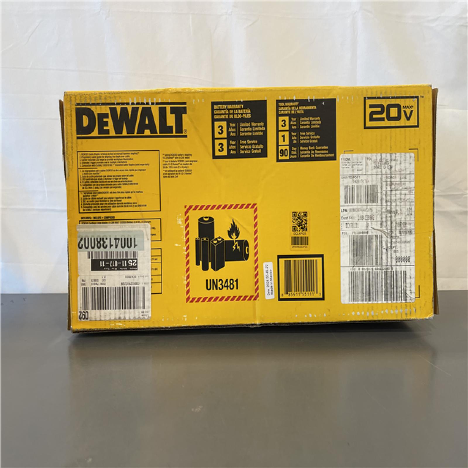 New! - DEWALT Cordless Cable Stapler KIT
