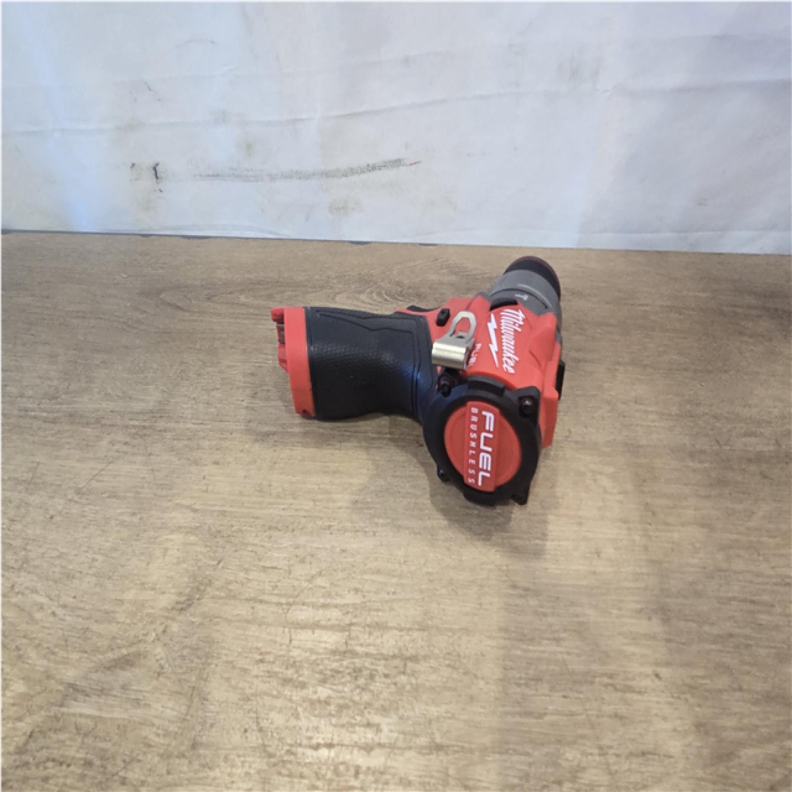 AS-IS Milwaukee FUEL 12-Volt Lithium-Ion Brushless Cordless Hammer Drill and Impact Driver Combo Kit