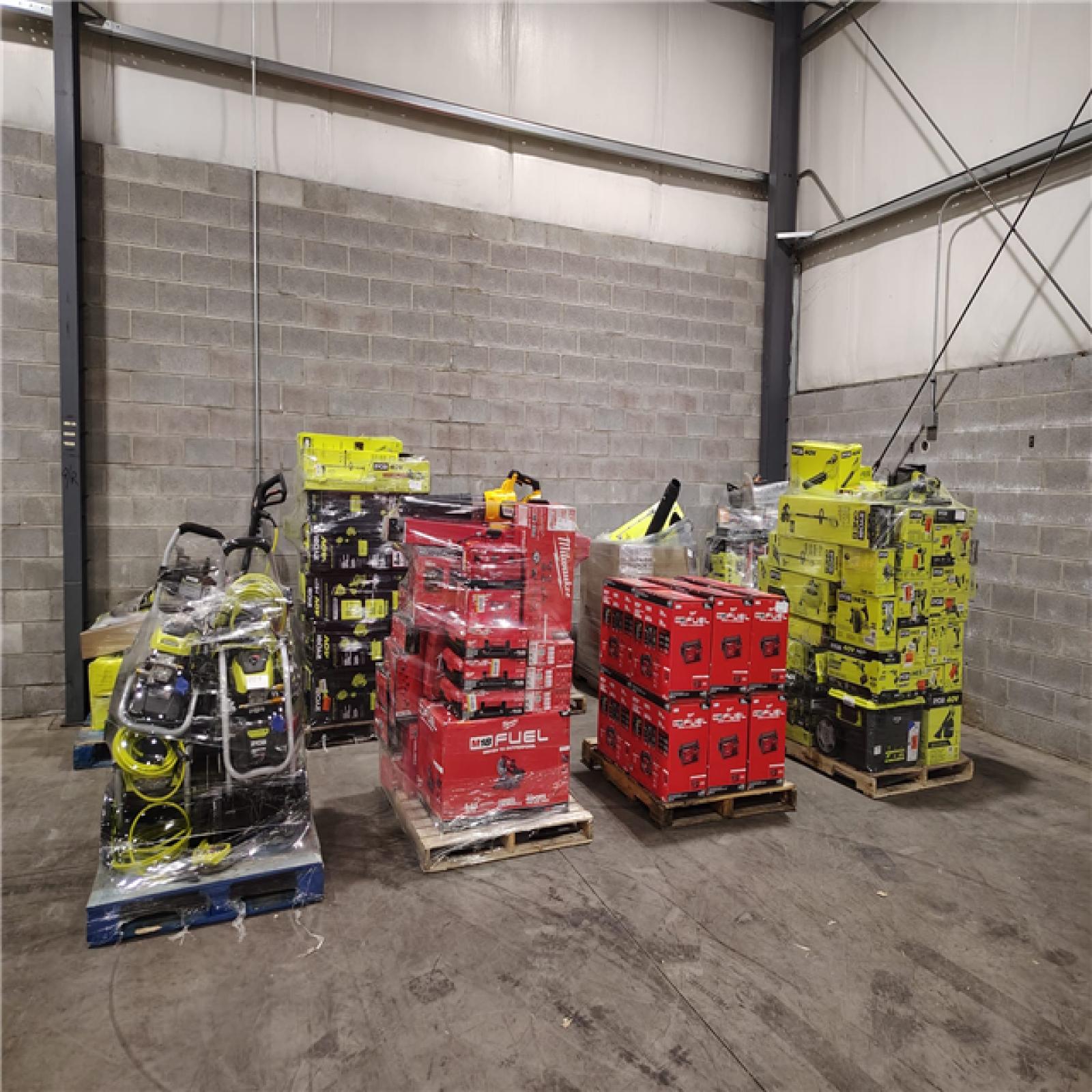 Pittston Location As-Is Power Tools Partial Truckload (9 Pallets) 1845-B