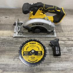 AS-IS DEWALT 20V MAX Cordless Brushless 6-1/2 in. Sidewinder Style Circular Saw (Tool Only)