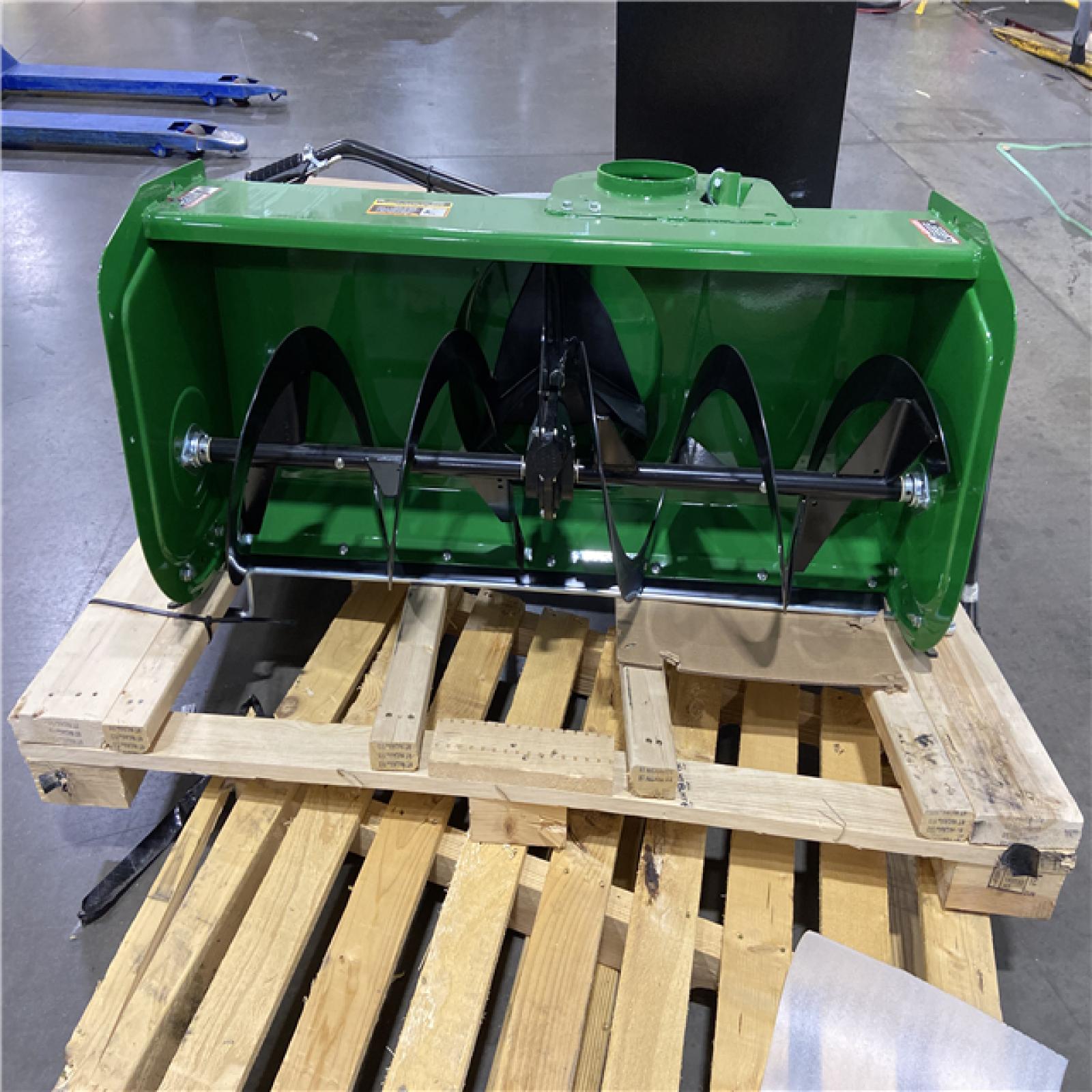 DALLAS LOCATION - John Deere 44 in. Two-Stage Snow Blower Attachment for 100 Series Tractors