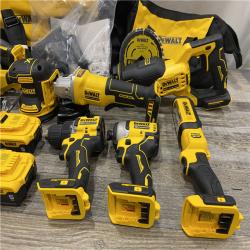 AS-IS DEWALT 20V Lithium-Ion Cordless 8-Tool Combo Kit