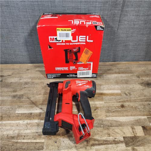 HOUSTON LOCATION - AS-IS Milwaukee FUEL 18-Volt Lithium-Ion Brushless Cordless 18-Gauge 1/4 in. Narrow Crown Stapler (Tool-Only)
