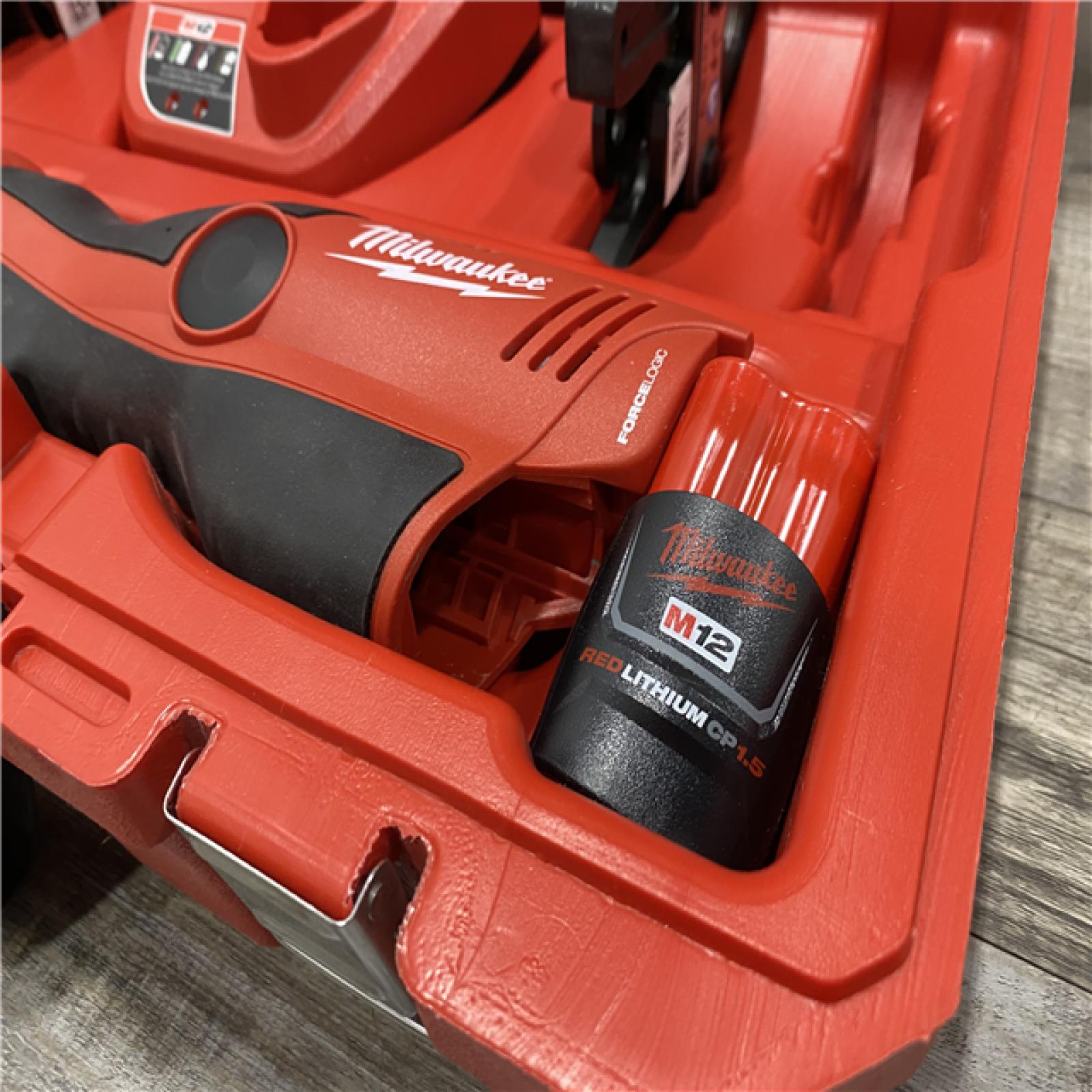 AS-IS Milwaukee 12-Volt Lithium-Ion Force Logic Cordless Press Tool Kit