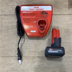AS-IS Milwaukee FUEL 12V Li-Ion Brushless Cordless Stubby 3/8 in. Impact Wrench Kit