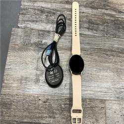 AS-IS Samsung Galaxy Watch4 40mm Bluetooth and WiFi Smart Watch, Pink Gold