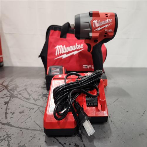 AS-IS- Milwaukee M18 1/2 in. Cordless Brushless High Torque Impact Wrench Kit (Battery & Charger)