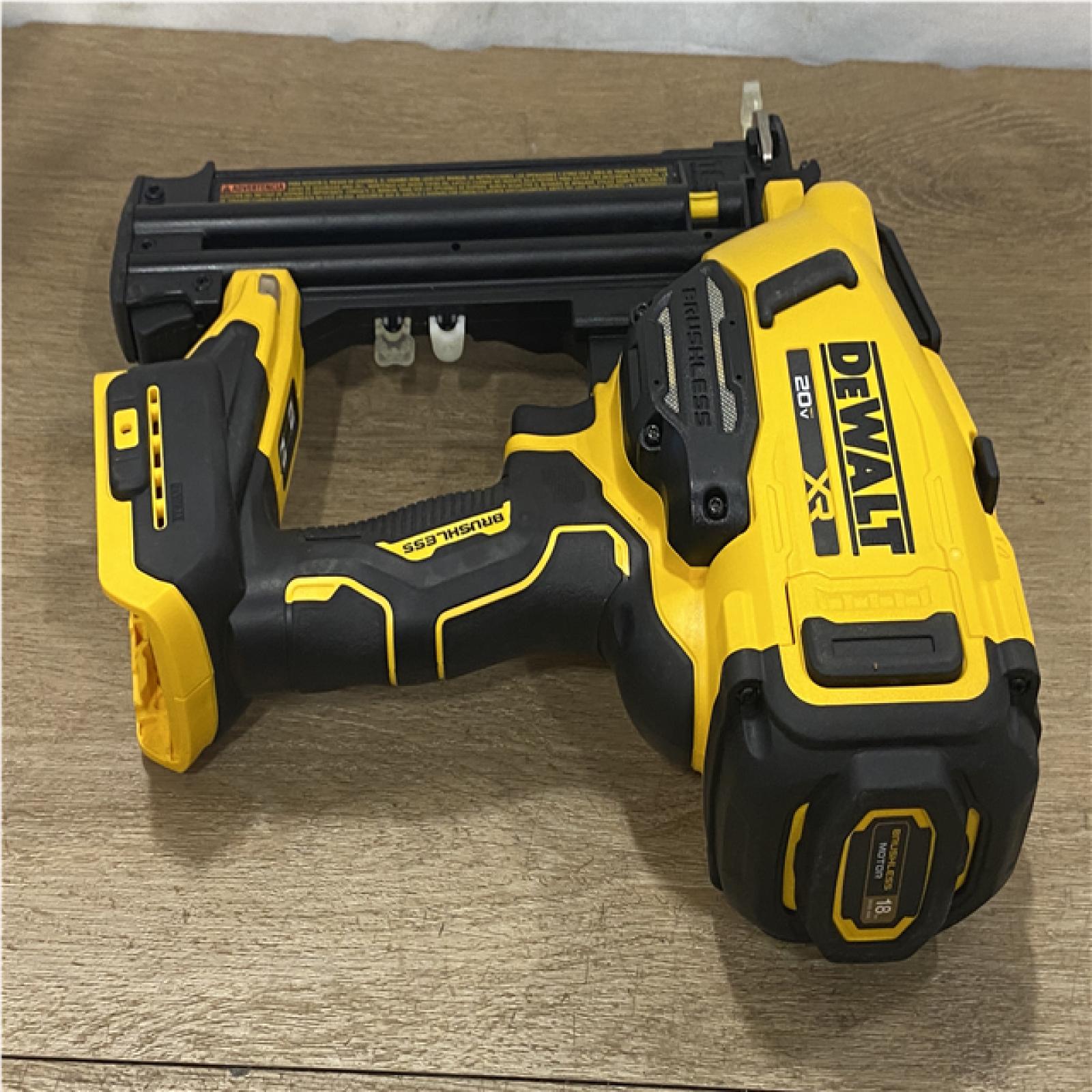 AS-IS DEWALT 20V MAX XR 18 Gauge Cordless Brad Nailer (Tool Only)