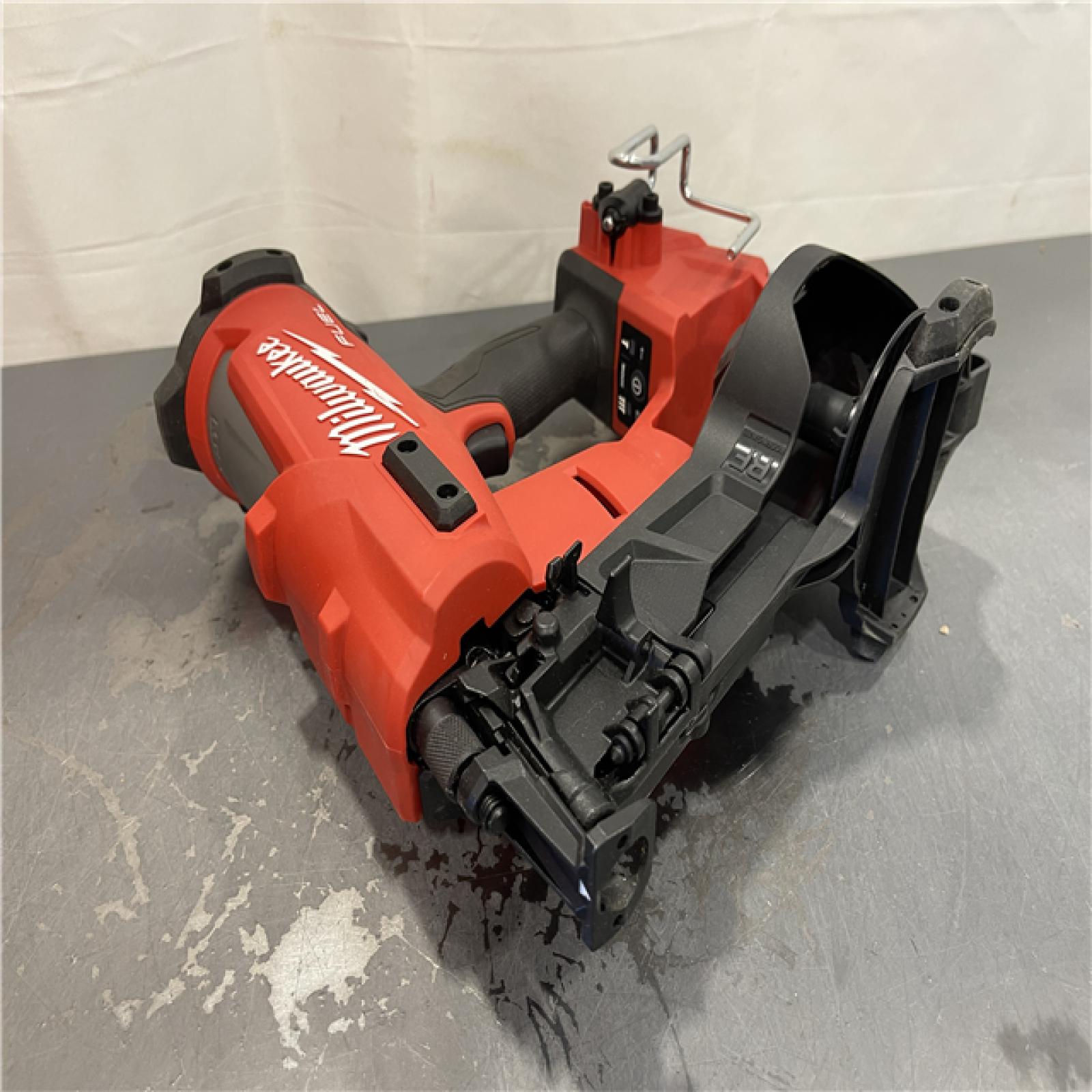 AS-IS - Milwaukee M18 FUEL 18-Volt Lithium-Ion Brushless Cordless Coil Roofing Nailer