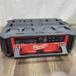 AS-IS Milwaukee 2950-20 18V M18 PACKOUT Lithium-Ion Cordless Radio + Charger (Tool Only)