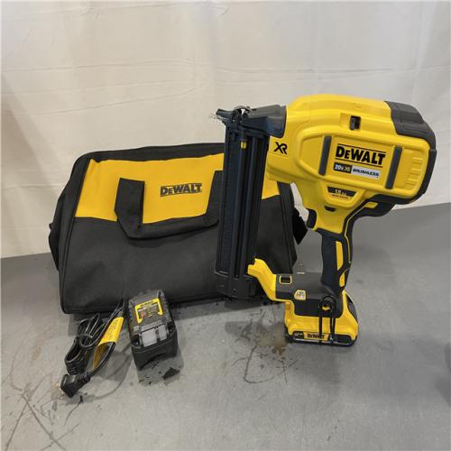 AS-IS - DEWALT 20V MAX XR Lithium-Ion 2-1/8 in. 18-Gauge Electric Cordless Brad Nailer Kit