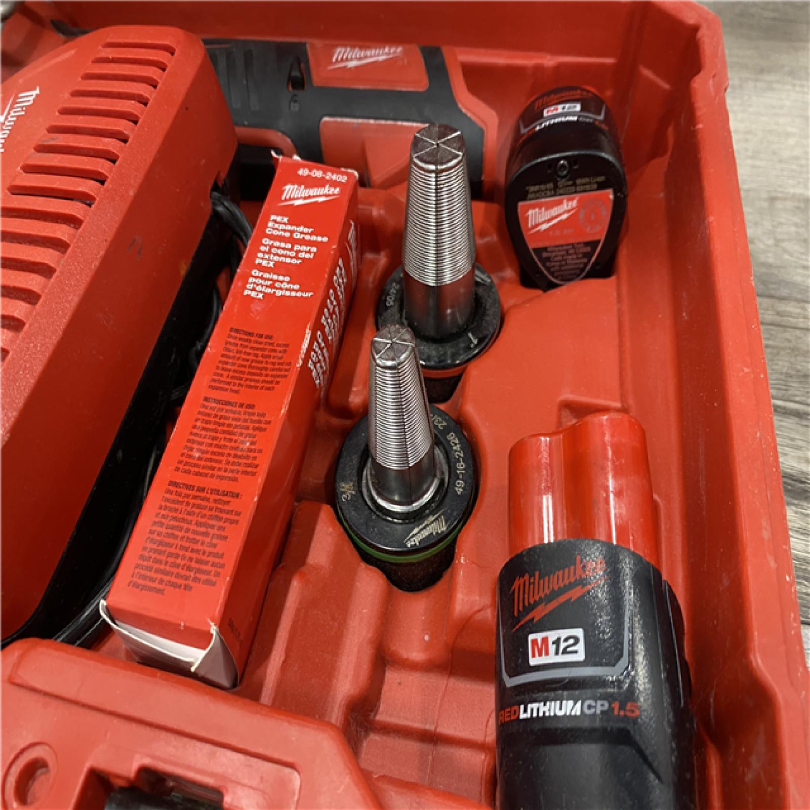AS-IS Milwaukee Cordless PEX Expansion Tool Kit