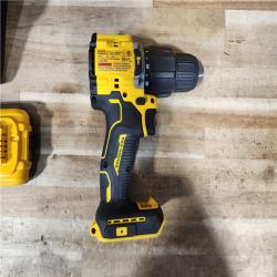 HOUSTON LOCATION - AS - IS DEWALT ATOMIC 20V Cordless 1/2 in. Compact Hammer Drill Kit