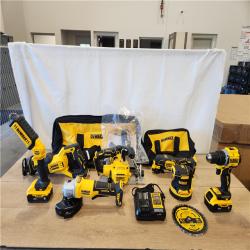 AS-IS- DEWALT 20V Lithium-Ion Cordless 7-Tool Combo Kit