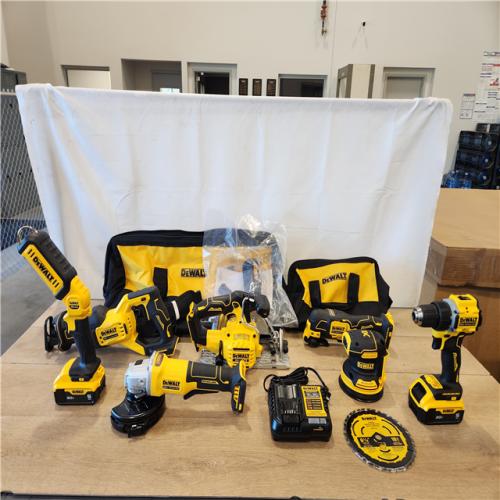 AS-IS- DEWALT 20V Lithium-Ion Cordless 7-Tool Combo Kit