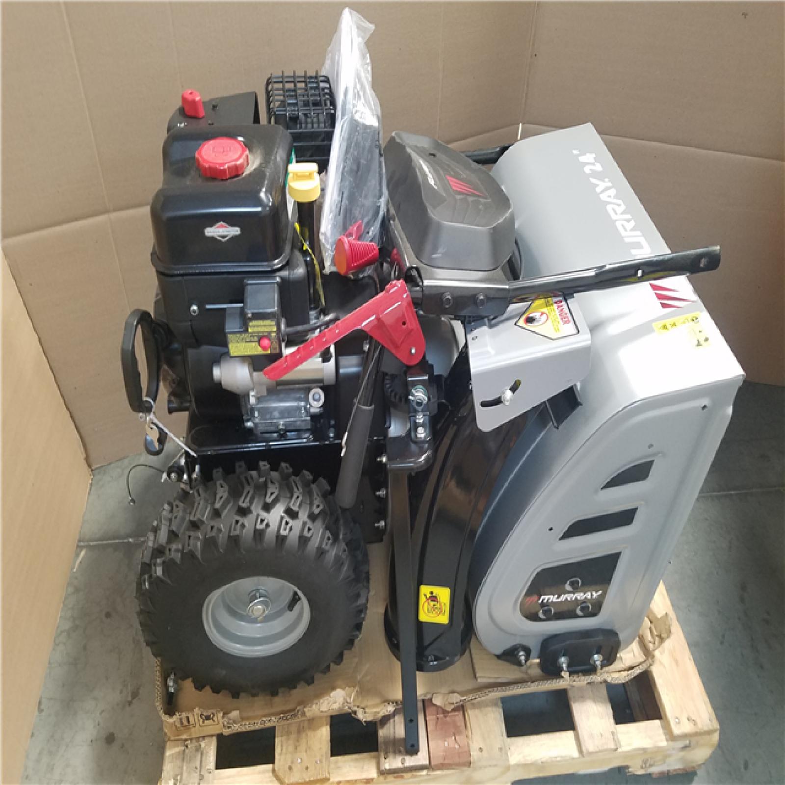 CALIFORNIA AS-IS MURRAY 24 DUAL STAGE SNOW BLOWER