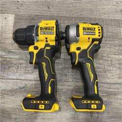 AS-IS DEWALT ATOMIC 20-Volt MAX Lithium-Ion Cordless Combo Kit