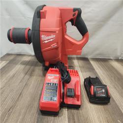 AS-IS- Milwaukee M18 FUEL Drain Snake with CABLE DRIVE Kit