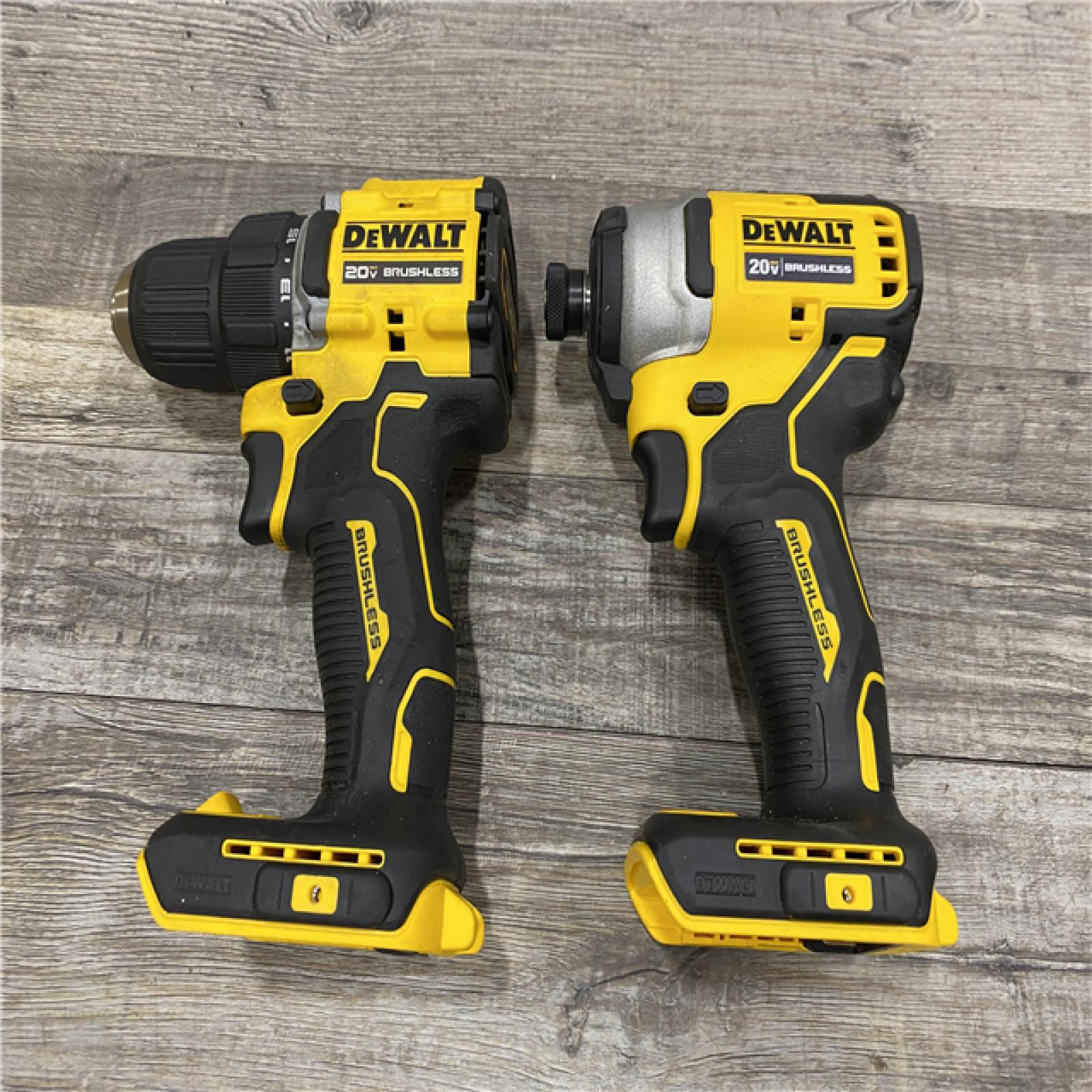 AS-IS DEWALT ATOMIC 20-Volt MAX Lithium-Ion Cordless Combo (2-Tool) Kit