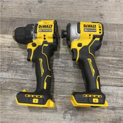 AS-IS DEWALT ATOMIC 20-Volt MAX Lithium-Ion Cordless Combo (2-Tool) Kit