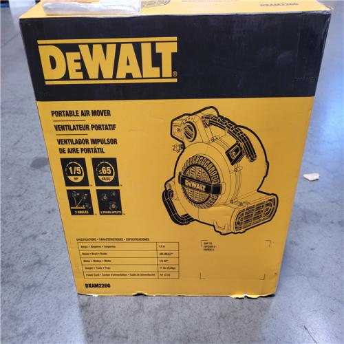 CALIFORNIA AS-IS LIKE NEW DEWALT PORTABLE AIR MOVER
