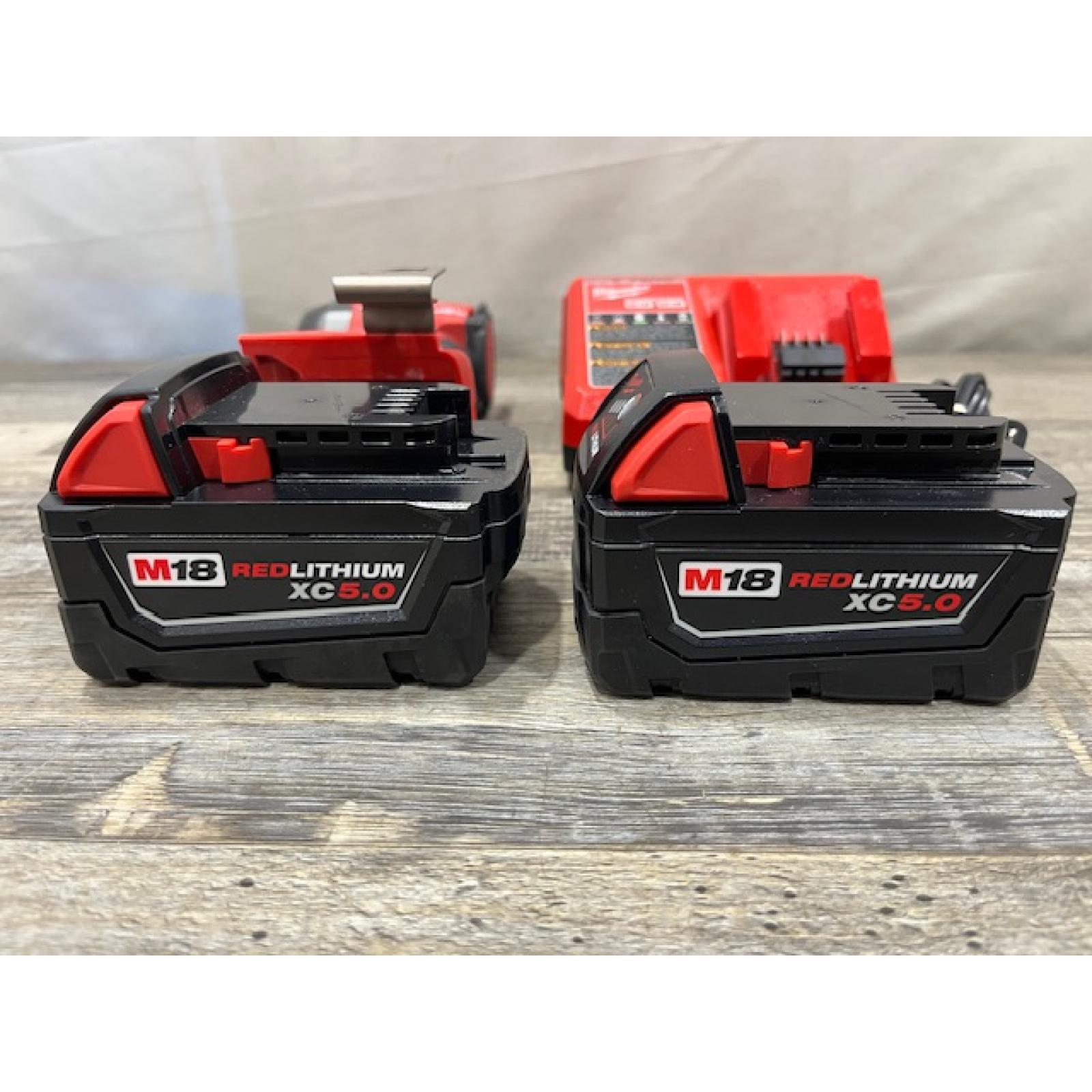 AS-IS Milwaukee FUEL 18V Lithium-Ion Brushless Cordless 1/4 in. Hex Impact Driver Kit
