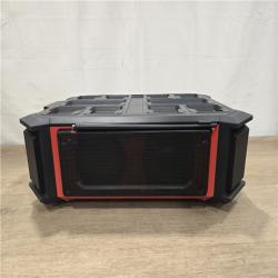 AS-IS Milwaukee Lithium-Ion Cordless PACKOUT Radio/Speaker with Built-In Charger