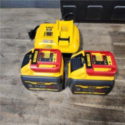 HOUSTON LOCATION - AS-IS (APPEARS LIKE NEW) DEWALT FLEXVOLT 60-Volt MAX Li-Ion 1-9/16 in. Cordless SDS-MAX Brushless Combination Rotary Hammer with (2) Batteries 9Ah