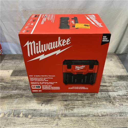 AS-IS Milwaukee 18-Volt 2 Gal. Lithium-Ion Cordless Wet/Dry Vacuum (Vacuum-Only)