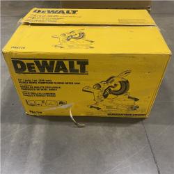 As-Is- DeWalt 15 Amps 12 in. Corded Dual-Bevel Sliding Compound Miter Saw