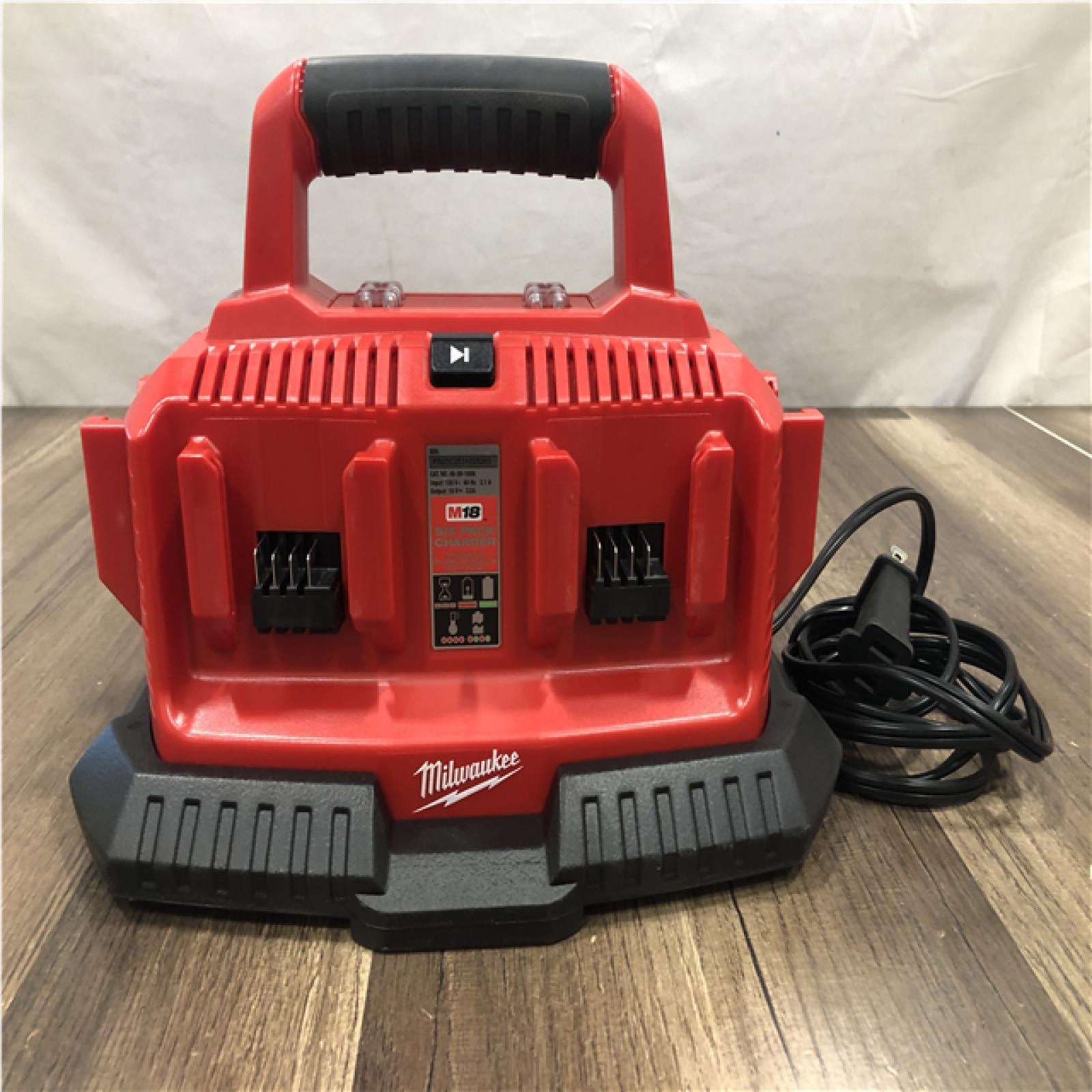 AS-IS Milwaukee M18 18-Volt Lithium-Ion 6-Port Sequential Battery Charger