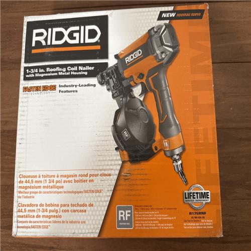 California New Ridgid 1 3/4 in. Roofing Coil Nailer with Magnesium Metal Housing