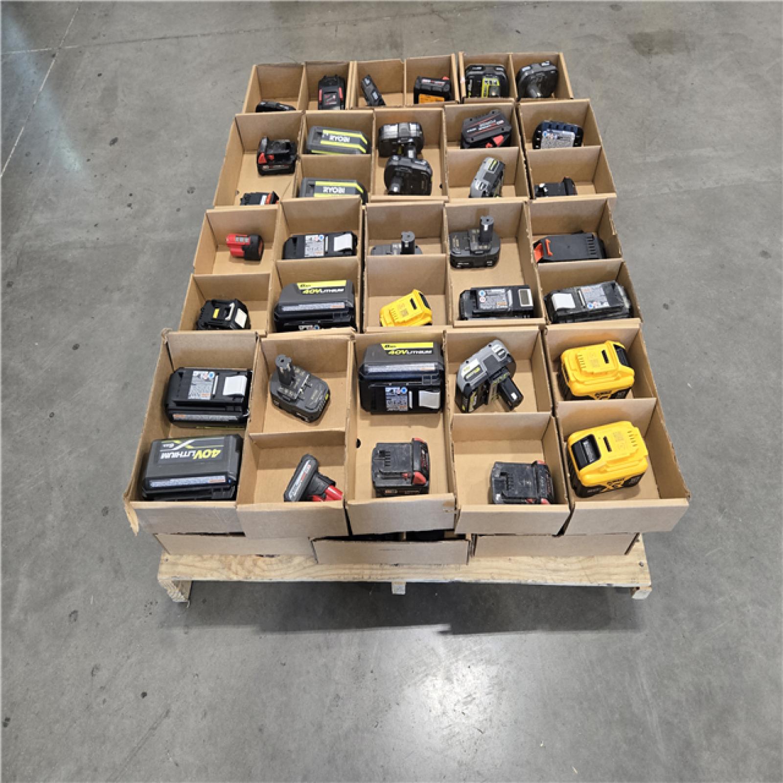 DALLAS LOCATION AS-IS- BATTERY PALLET