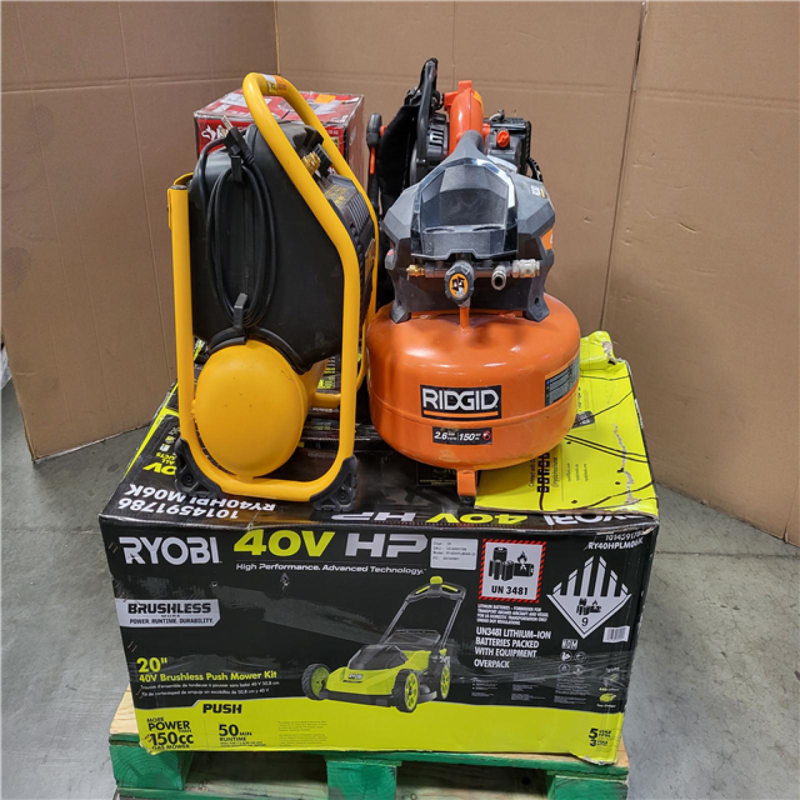 CALIFORNIA AS-IS OUTDOOR POWER EQUIPMENT
