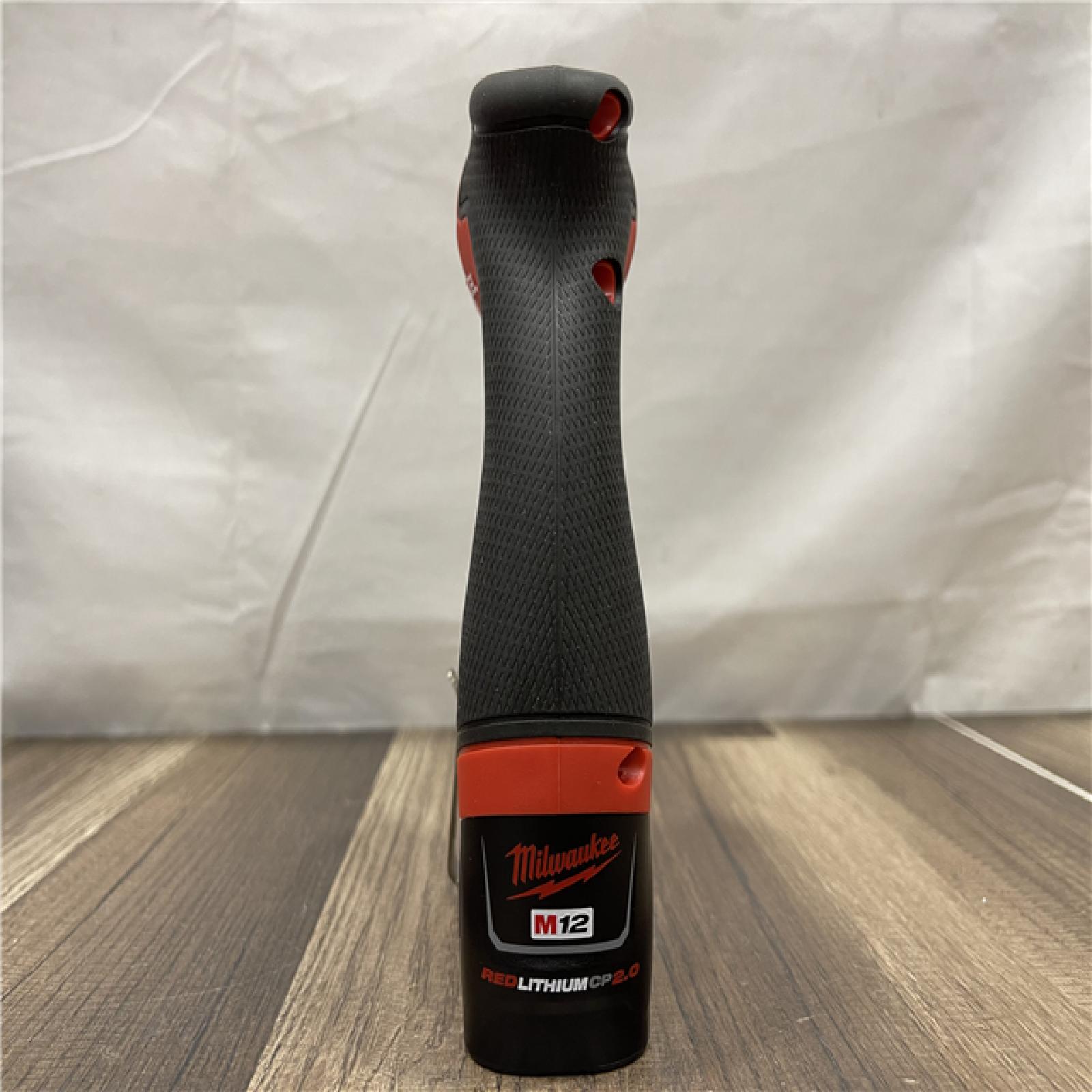 AS-IS Milwaukee FUEL 12V Lithium-Ion Brushless Cordless 4-in-1 Installation 3/8 in. Drill Driver Kit