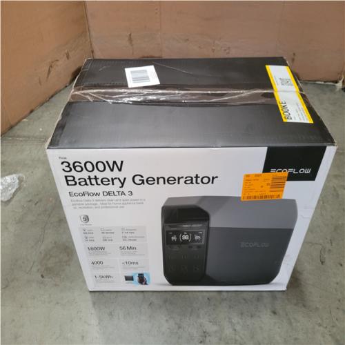 CALIFORNIA AS-IS ECOFLOW 1800-WATT DELTA 3 BATTERY GENERATOR
