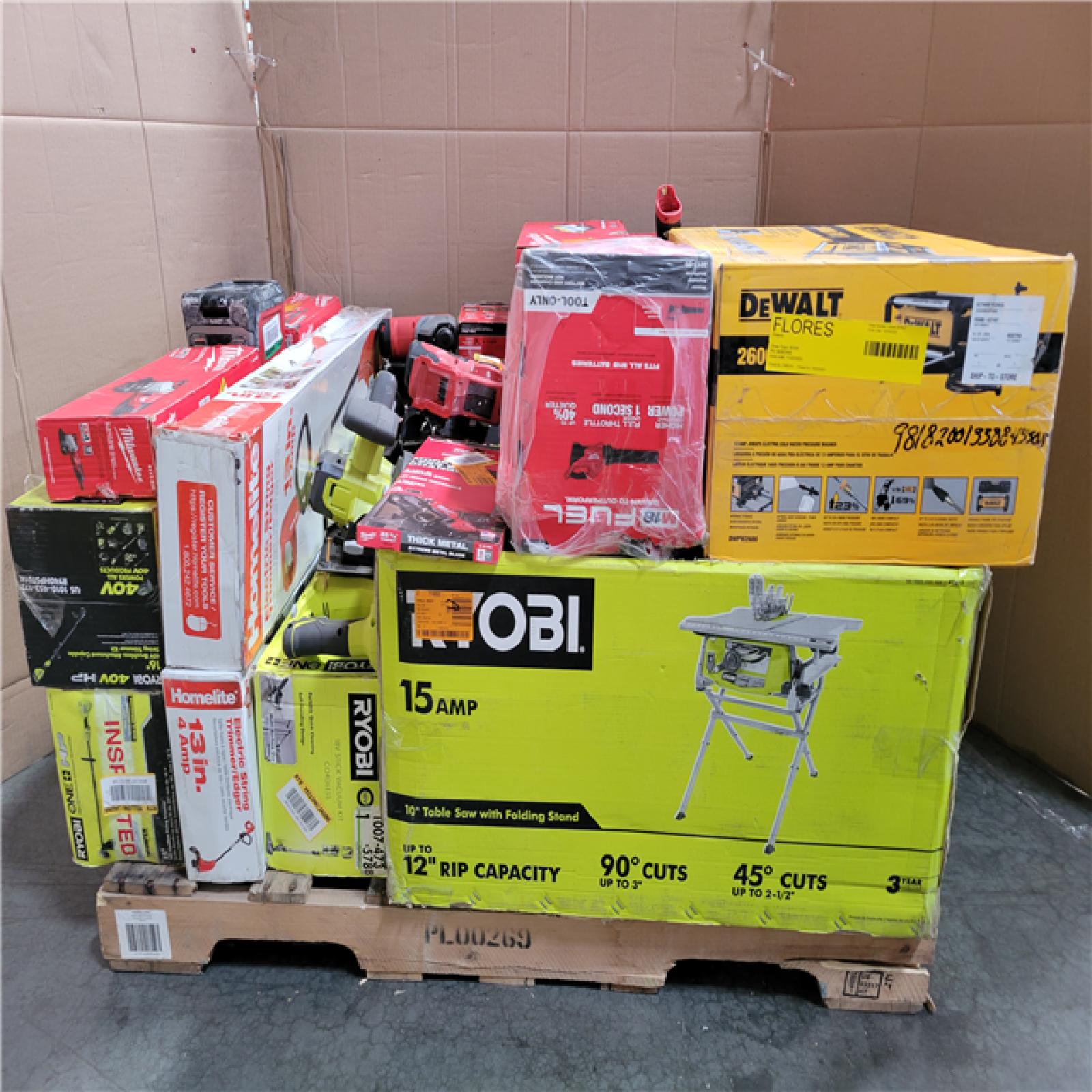 CALIFORNIA AS-IS TOOL PALLET