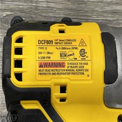 AS-IS DEWALT Atomic 20V Max Lithium-Ion Brushless Cordless Compact 1/4 in. Impact Driver Kit