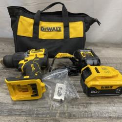 AS-IS DEWALT ATOMIC 20V Lithium-Ion Cordless 1/2 in. Hammer Drill Kit