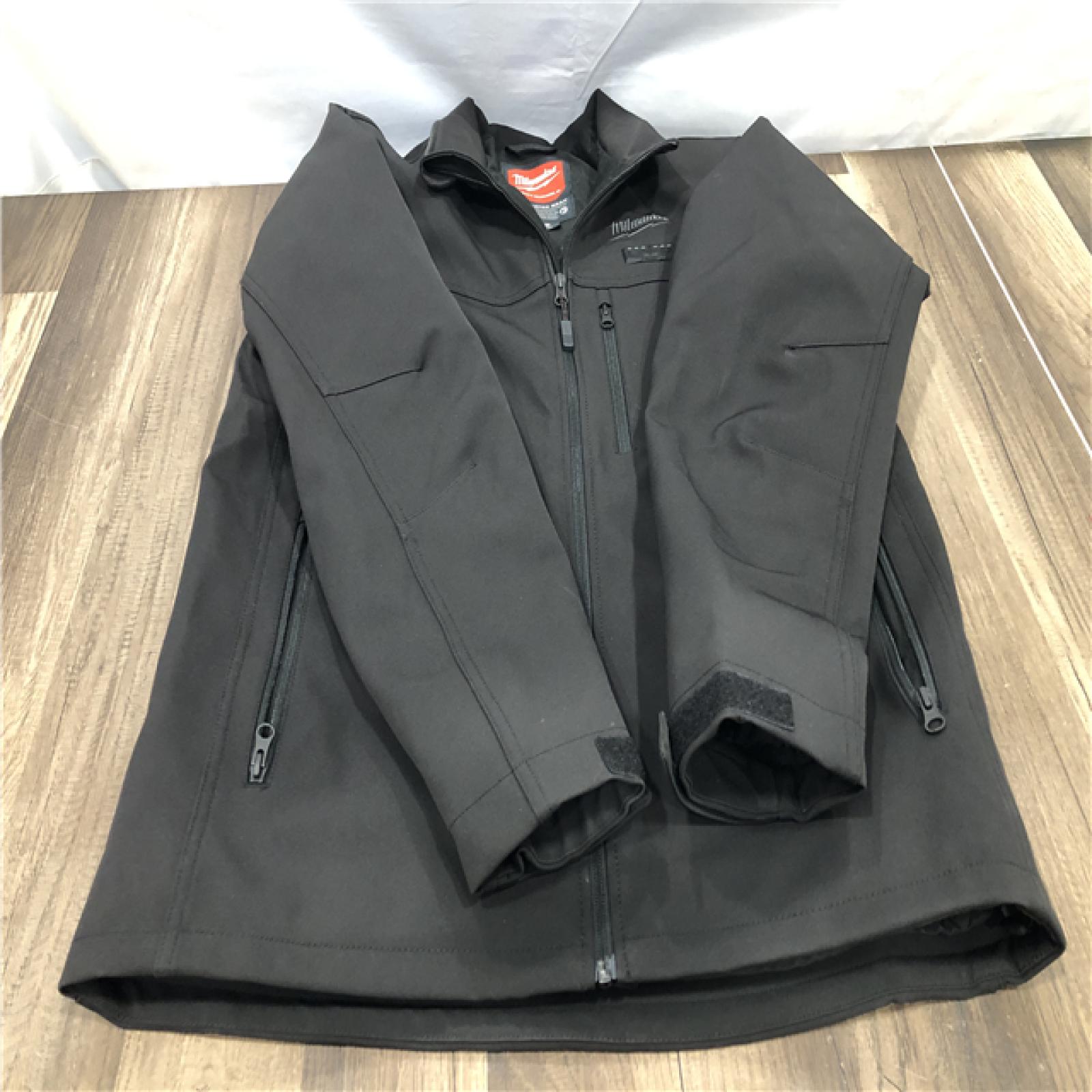AS-IS Milwaukee Men's Medium 12V Lithium-Ion Cordless TOUGHSHELL Black Heated Jacket (Jacket and Charger/Power Source Only)