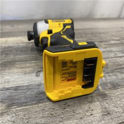 AS-IS DEWALT Atomic 20V Max Lithium-Ion Brushless Cordless Compact 1/4 in. Impact Driver Kit